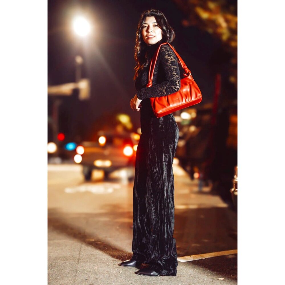 STEVE MADDEN MERCER CRUSHED VELVET PANT